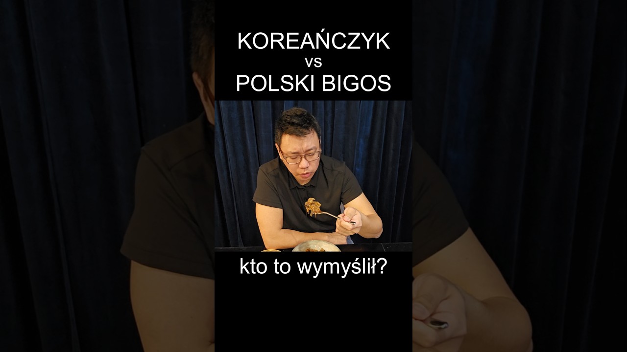 Koreańczyk vs Polski bigos #Korea #Polska #bigos