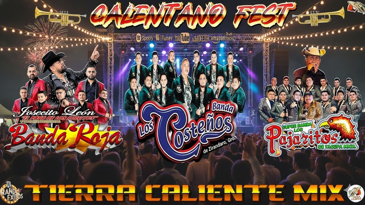 Banda Roja ft Los Pajaritos De Tacupa ft Banda Los Costeños 🔥 Calentano Mix - Tierra Caliente