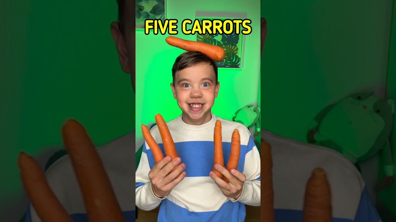 🥕 Let&rsquo;s Count the Carrots! How Many Do You See? #count #kids