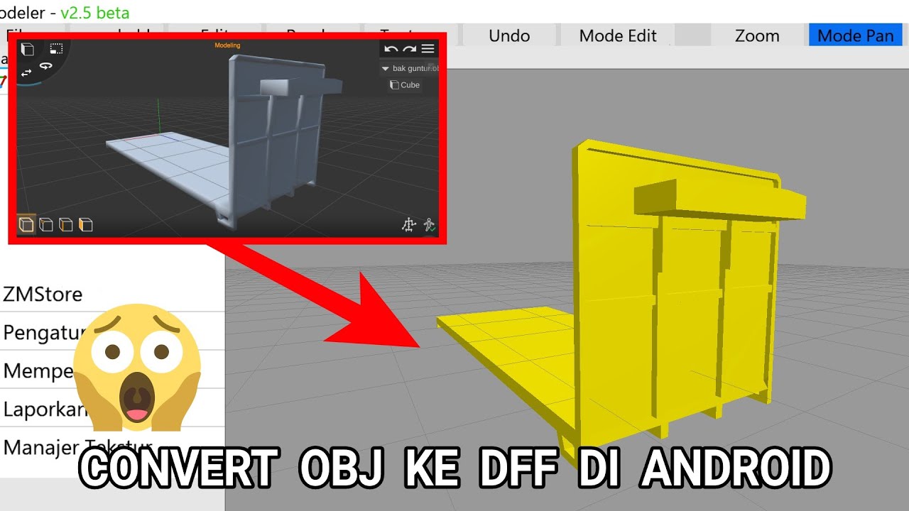 Tutorial cara converter obj to dff di android GTA San