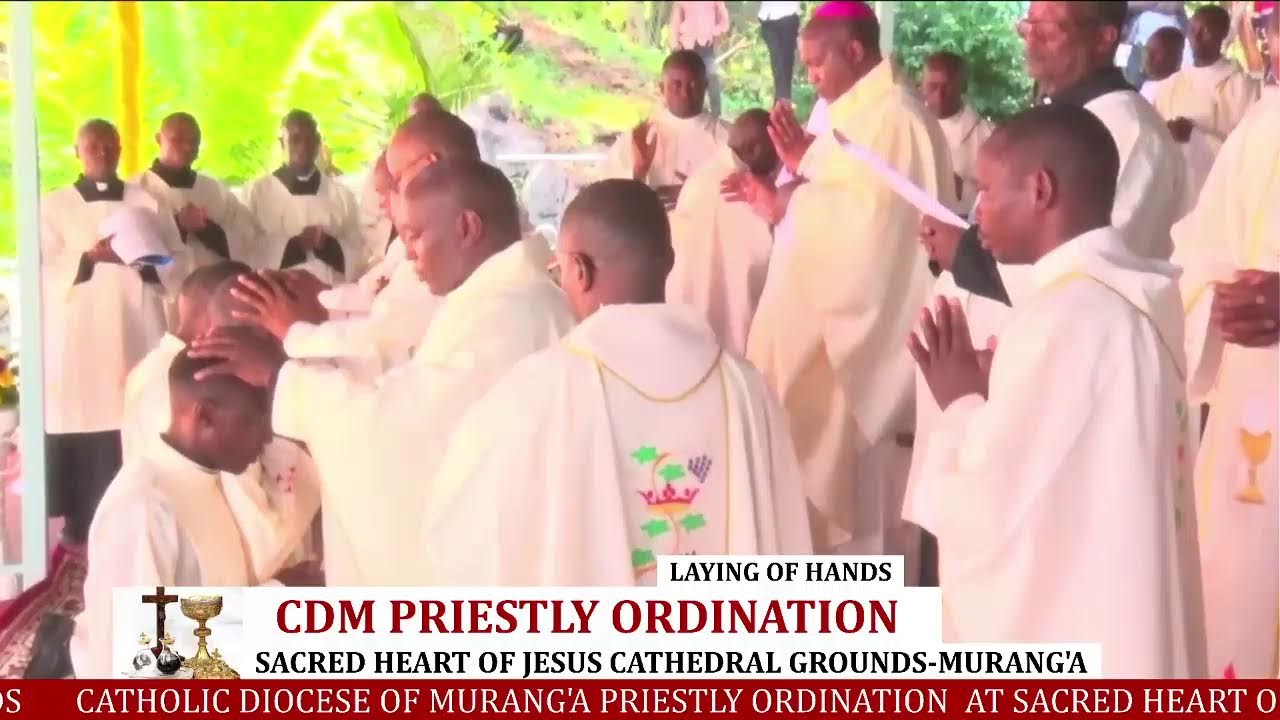 CDM PRIESTLY ORDINATION AT SACRED HEART OF JESUS CATHEDRAL GROUNDS-MURANG'A