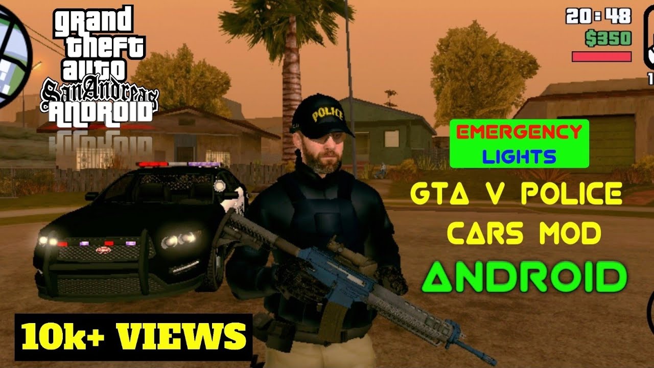 Emergency Lights Gta V Police Cars for GTA San Andreas android I Android Gaming