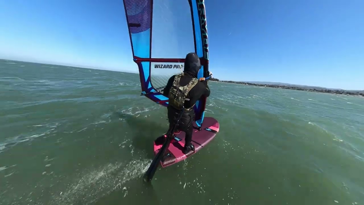 Windfoiling with Jim Shalaby At Coyote Point 5/30/2022