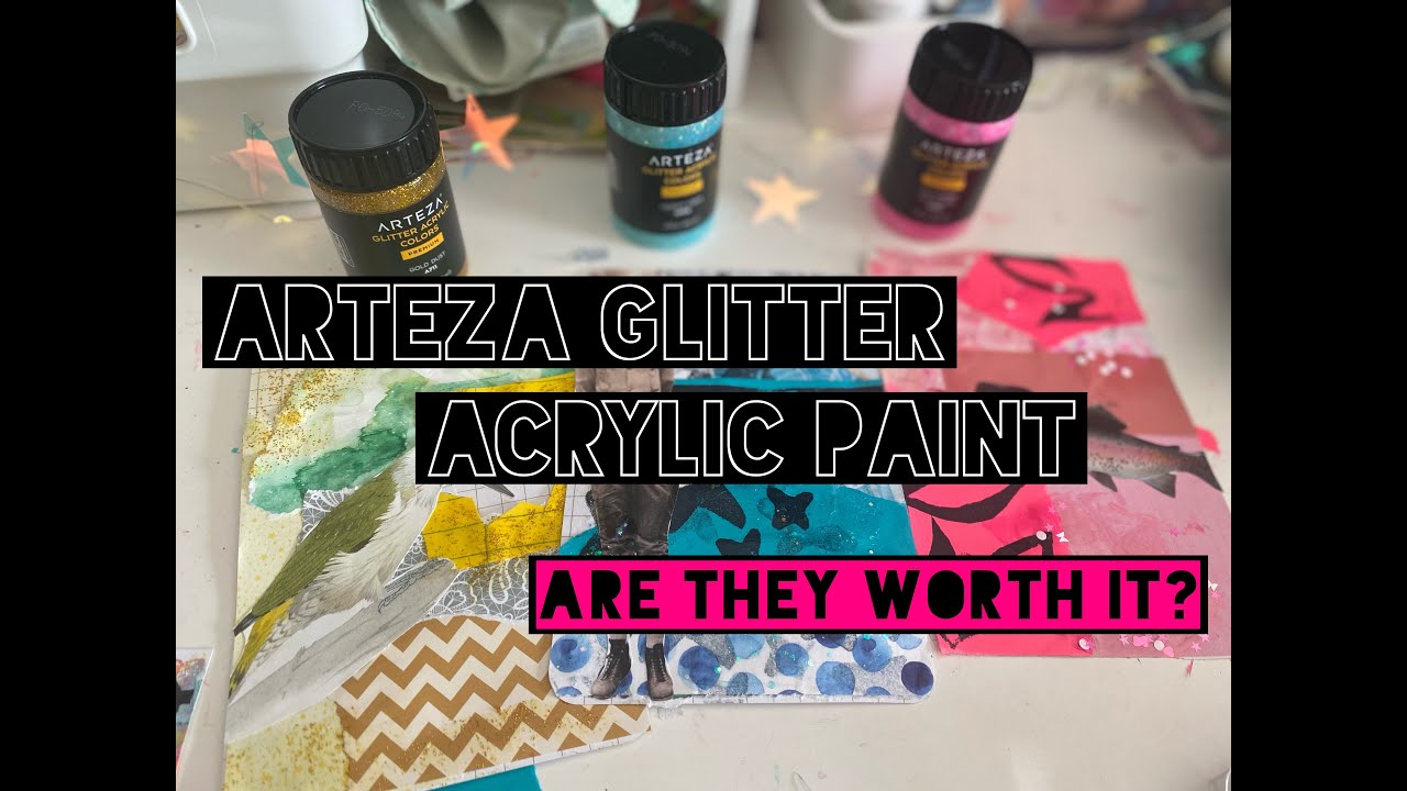 Arteza Glitter Acrylic Paint: A Review