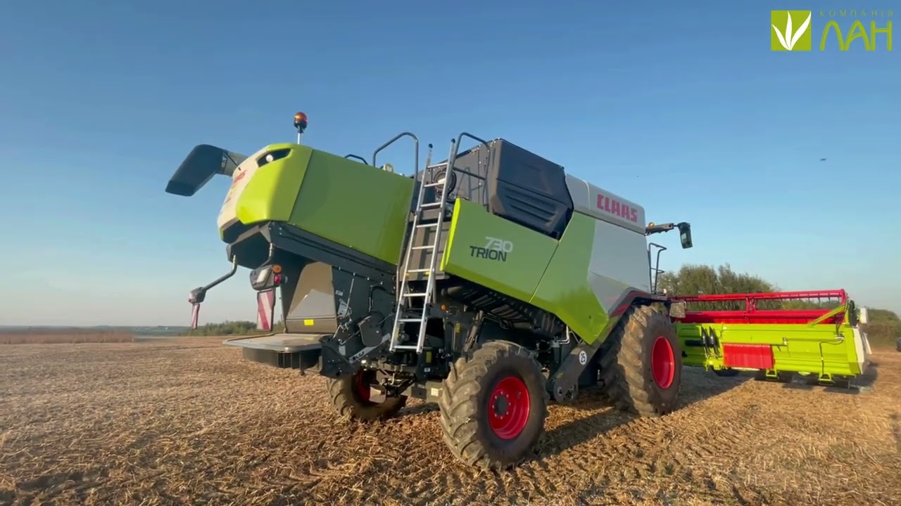 Запуск TRION 730 зі жниваркою MAXFLEX 770🔥🔥🔥