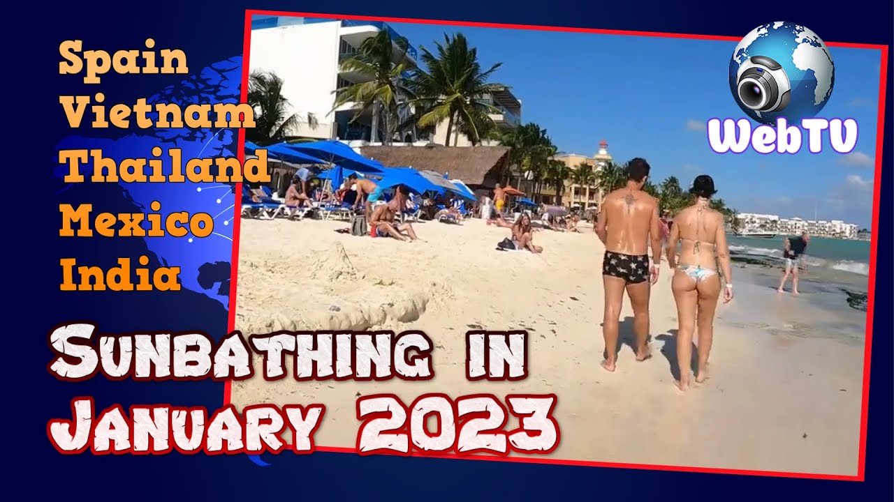 Sunbathing in January 2023