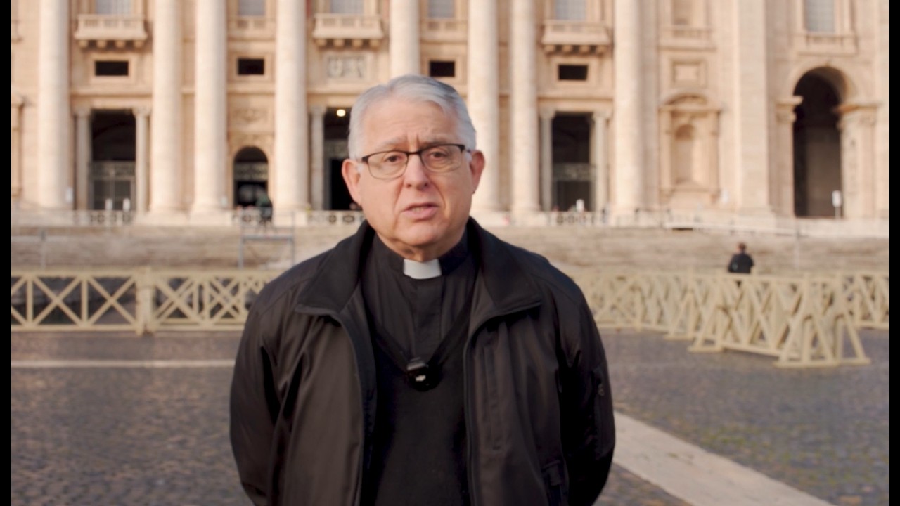Fr. Greg at St. Peter's Basilica at the Vatican