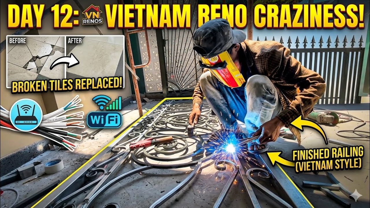 He Built This From SCRATCH... | Vietnam Reno Day 12