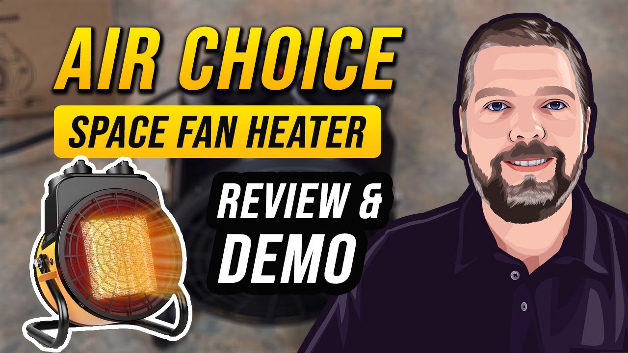 Обзор и демонстрация обогревателя Air Choice Space Heater | Тепловентилятор мощностью 1500 Вт для...