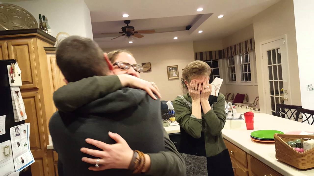 Finding out you're going to be Grandparents: PRICELESS