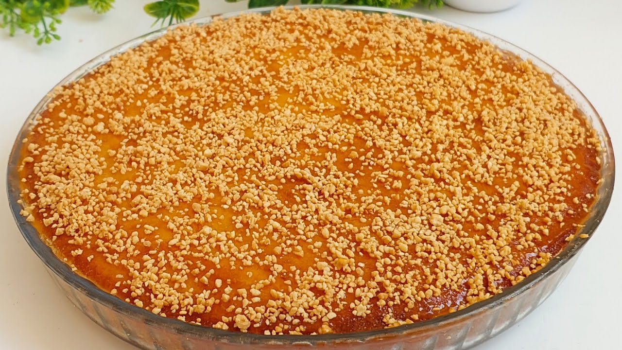بسبوسة بالبرتقال سهلة اقتصادية وسريعة التحضير طرية وكذوووب دوبان في الفم حقا تستحق التجربة