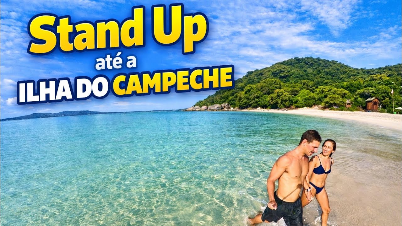 Stand Up até a Ilha do Campeche em Floripa - Insta 360 x4