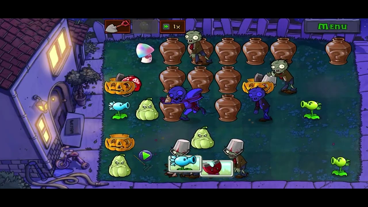 Plants vs Zombies Ace of Vase, Chain Reaction, M is for Metal, Third Vase, Scary Potter Vasebreaker