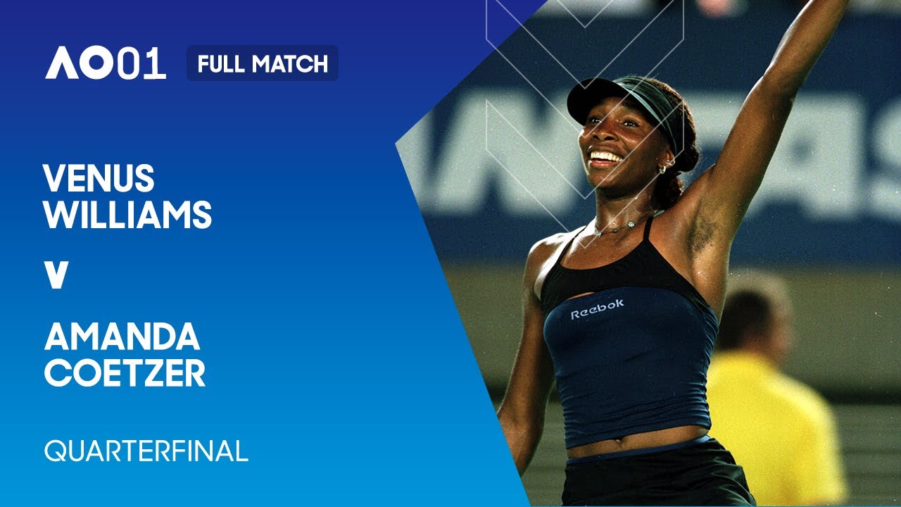 Venus Williams v Amanda Coetzer Full Match | Australian Open 2001 Quarterfinal