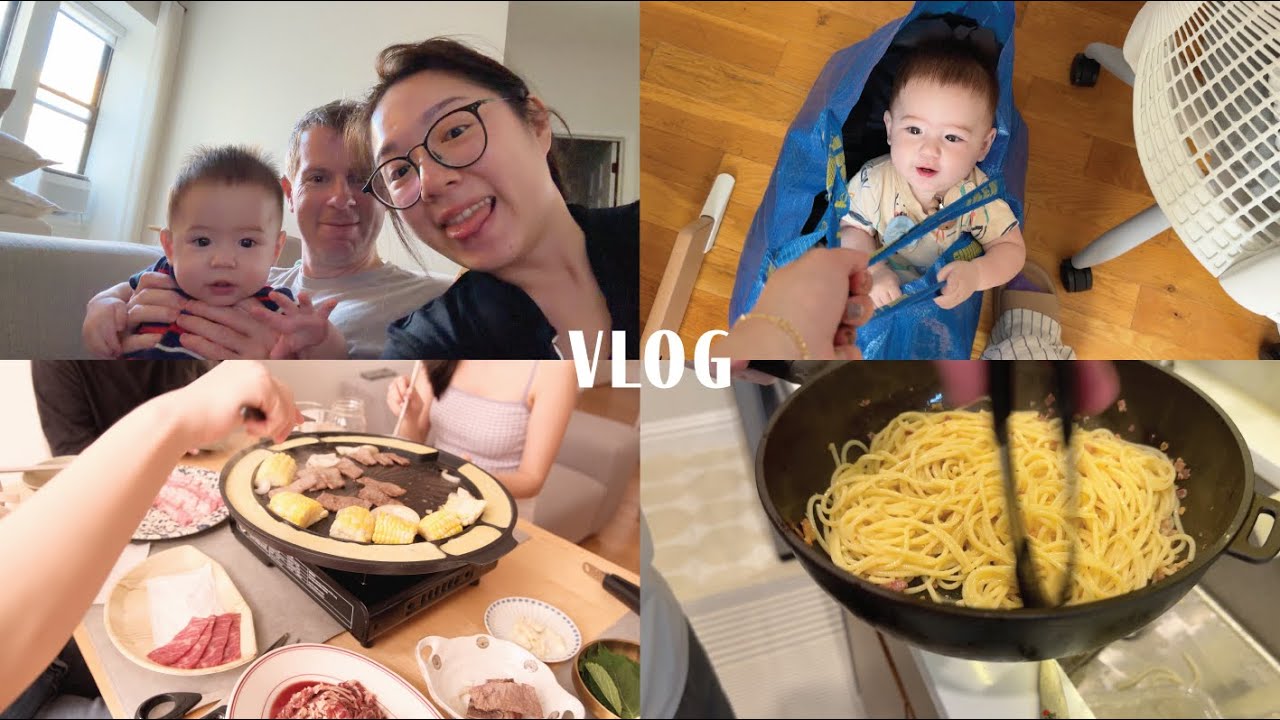 Vlog｜處女座生日快樂、大叔拿手菜、居家韓式BBQ好快樂｜VanessaLiao