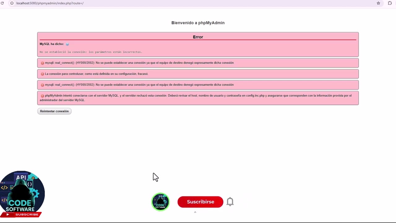 Acceso Denegado PHPMYADMIN XAMPP || Solucionar Error Acceso denegado