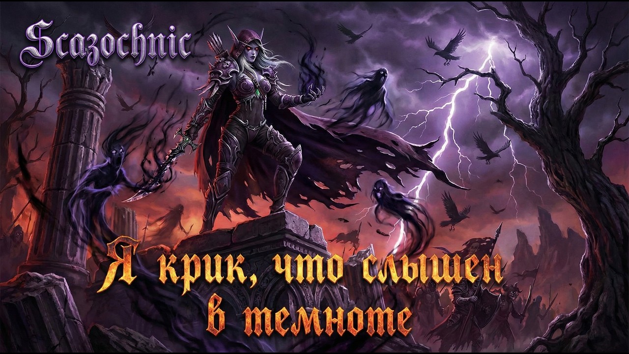 Scazochnic - Я крик, что слышен в темноте (Сильвана) | Heavy metal | авторские стихи | AI