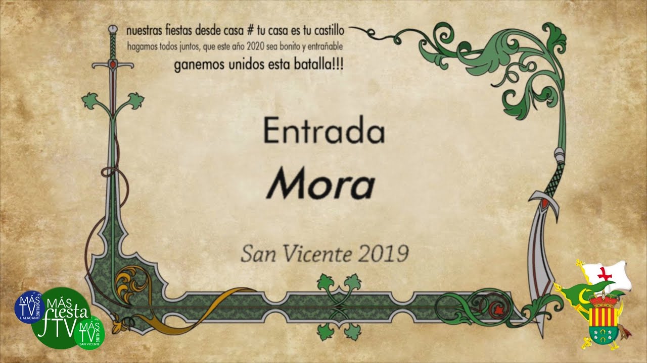 ENTRADA MORA 2019 San Vicente del Raspeig.