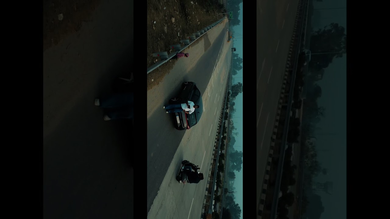 Drone shots with i20 Hyundai 