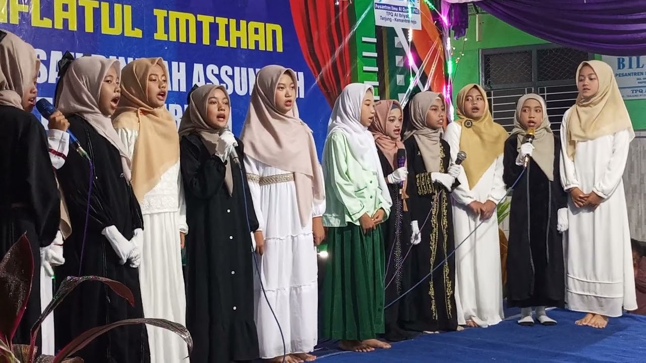 MALAM HAFLATUL IMTIHAN MADRASAH DINIYAH ASSUNIYAH TPQ AL ITRIYAH TANJUNG KEMANTRENREJO 