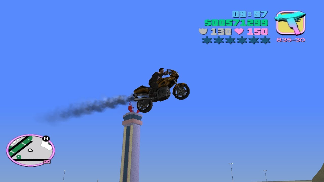 GTA Vice City - 36 Unique Stunt Jumps Guide (1080p)