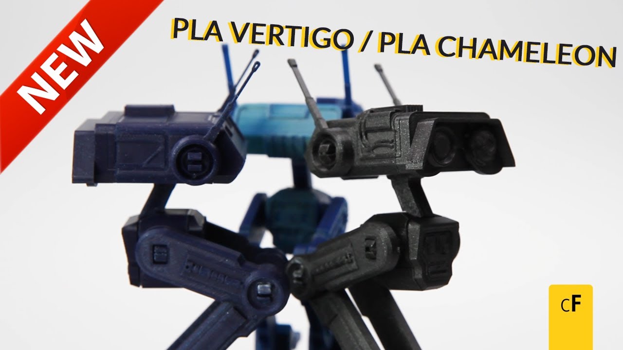 colorFabb PLA Vertigo & Chameleon