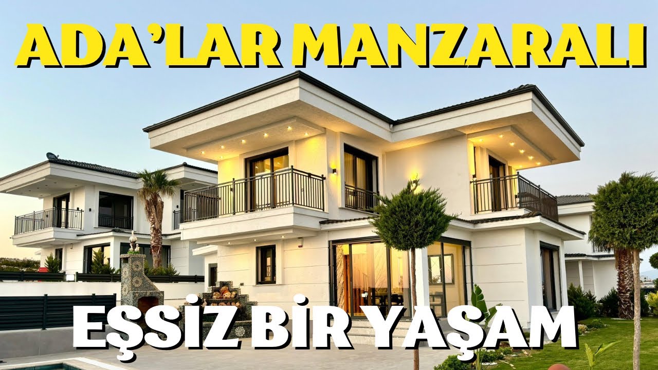 ADALAR MANZARALI, DİDİM’DE SATILIK LÜKS VİLLA-A308