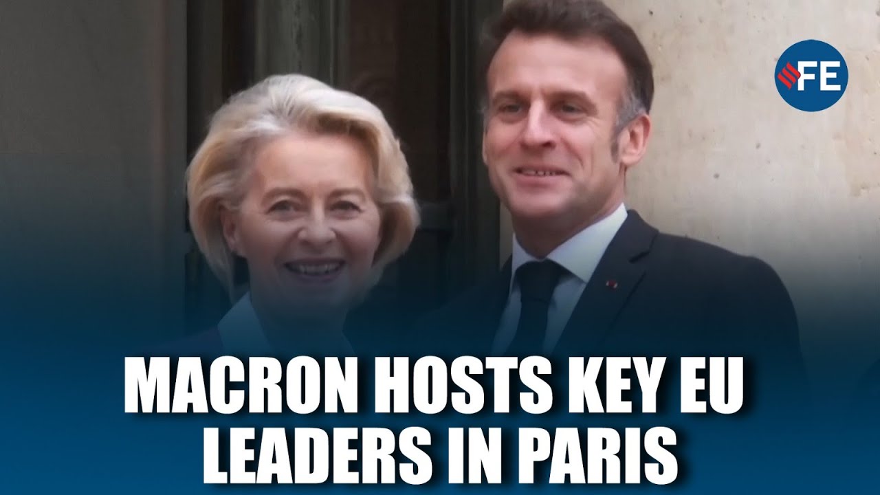Macron Hosts von der Leyen, Costa in Paris for Key EU Meetings