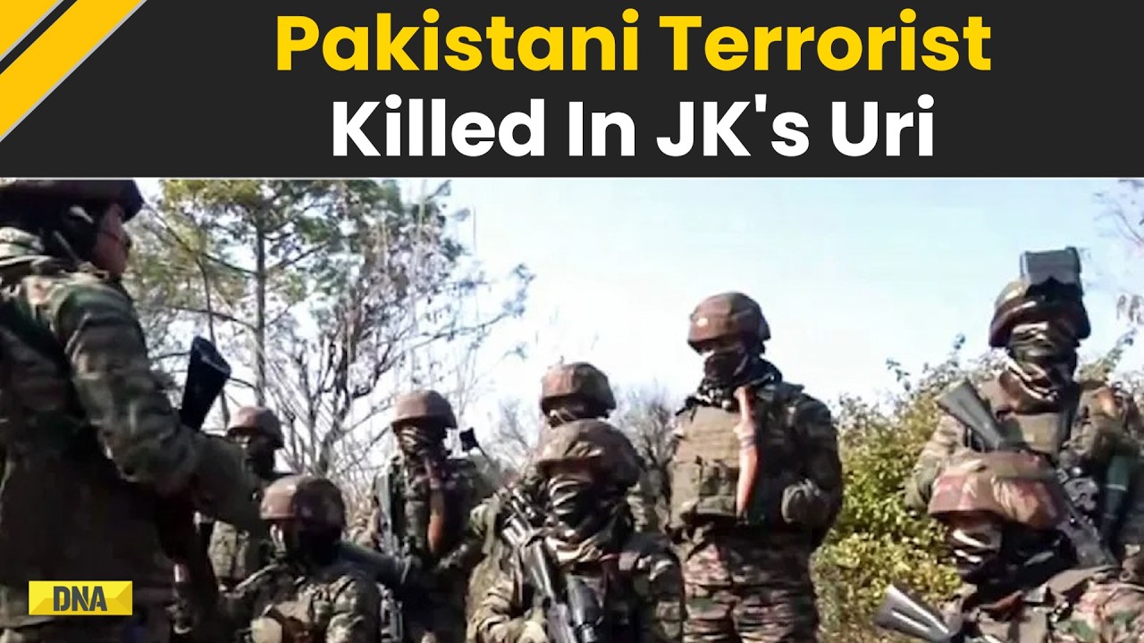 Jammu-Kashmir: Pakistani Terrorist Killed As Indian Army Foils Infiltration Bid In Uri | JK News