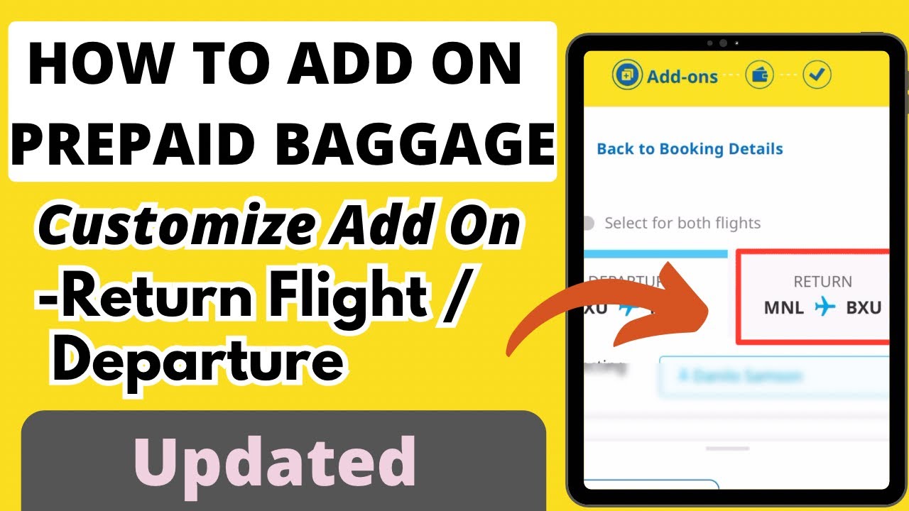 HOW TO ADD PREPAID BAGGAGE IN CEBU PACIFIC 2025  #cebupacific #flight #cebupacificair #addonbaggage