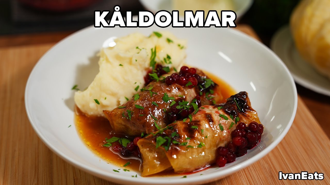 Swedish Meat Stuffed Cabbage Rolls | KÅLDOLMAR