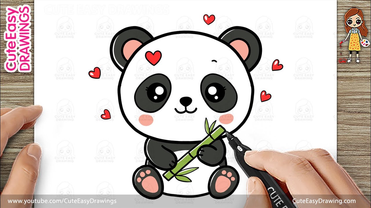 How to Draw a Cute Panda | Easy Step by Step