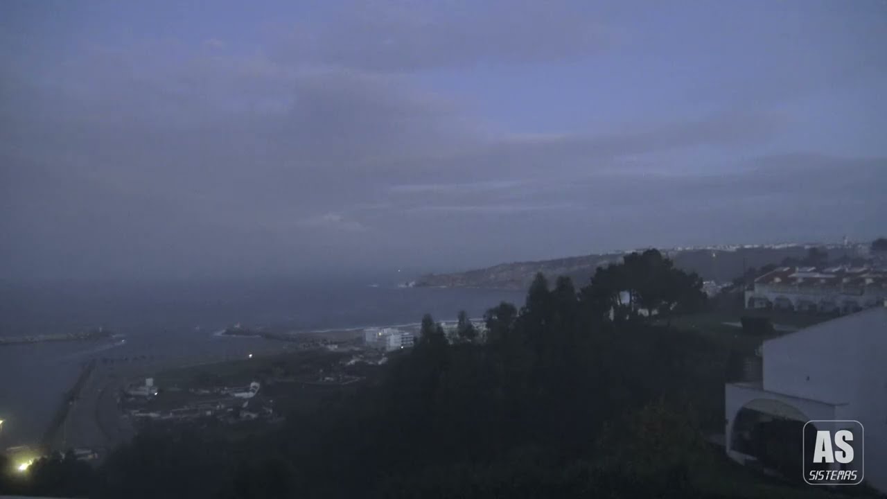 Amanecer en la Playa de Nazaré (Leiria, Portugal) | Relax, Sonido del Mar y Vídeo 4K