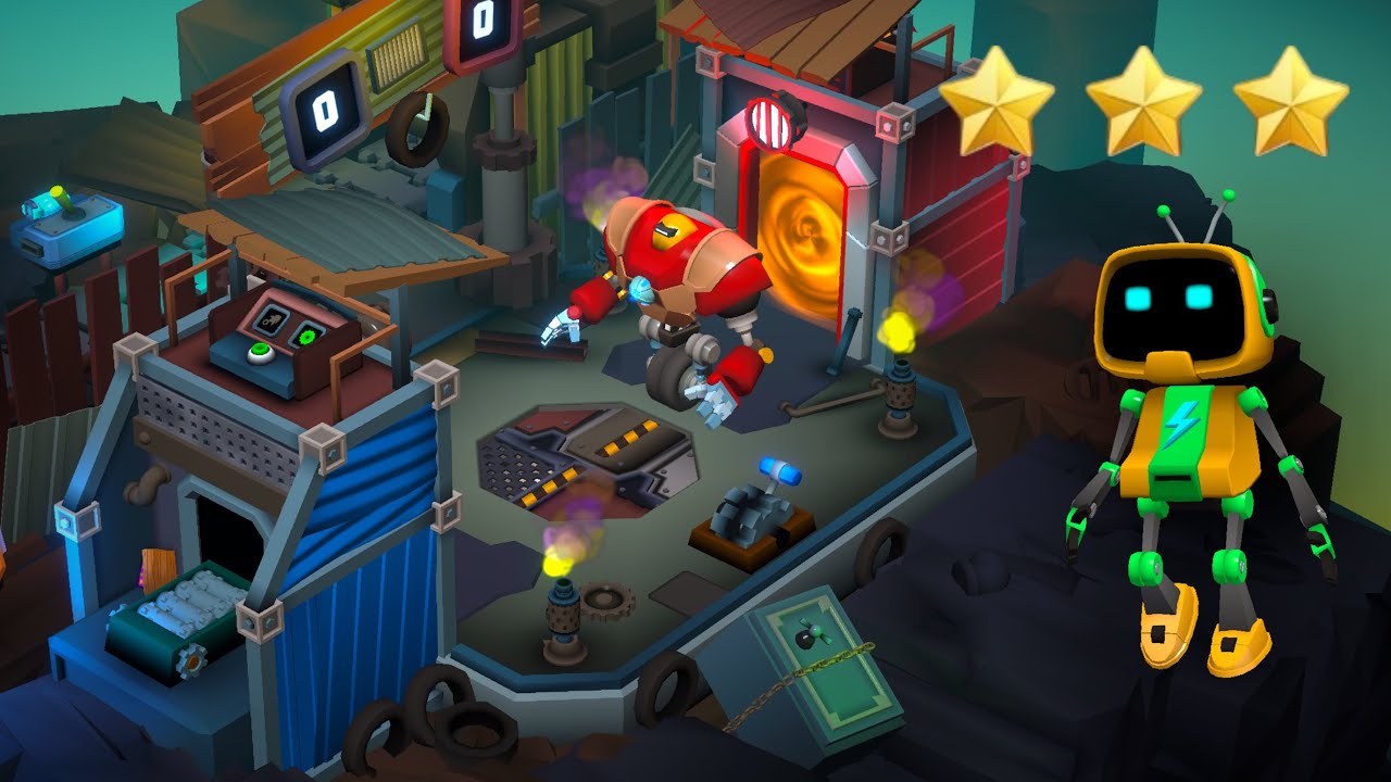 Tiny Robots Portal Escape Battle Bots Walkthrough