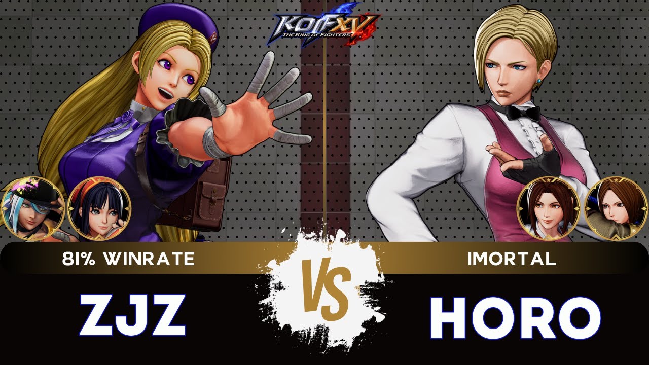 KOF XV🎞️ZJZ (Hinako/Nakoruru/Isla) vs HORO (Mai/Whip/King) 🎞️Replay Match - 11/25
