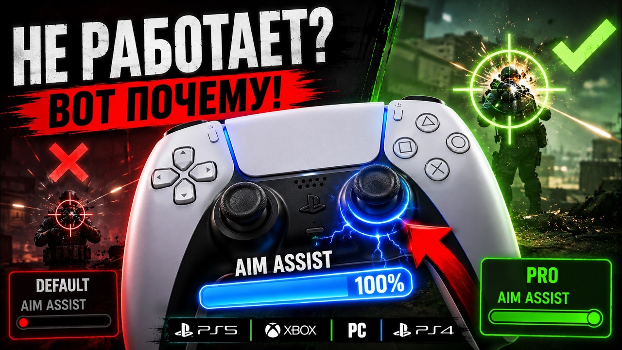 Как играть на ГЕЙМПАДЕ в ШУТЕРЫ? (PS5 | XBOX | PC | PS4)