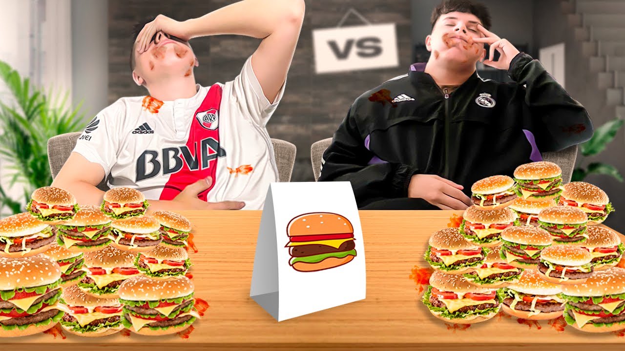 QUIEN COME MAS HAMBURGUESAS? 🤔