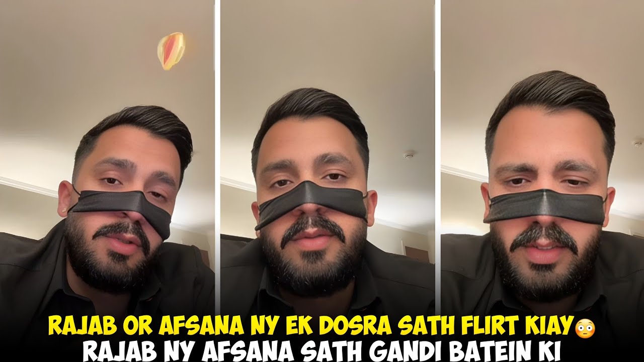 Rajab Butt Or Afsana Ny Ek Dosra Sath Flirting Ki | Rajab Ny Afsana Sath Gandi Batein Ki