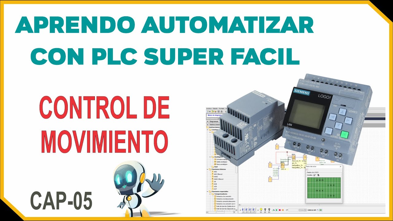 CONTROL DE MOVIMIENTO SIMPLE ↖↗ │Paso a Paso con Logo8! SIEMENS ✅