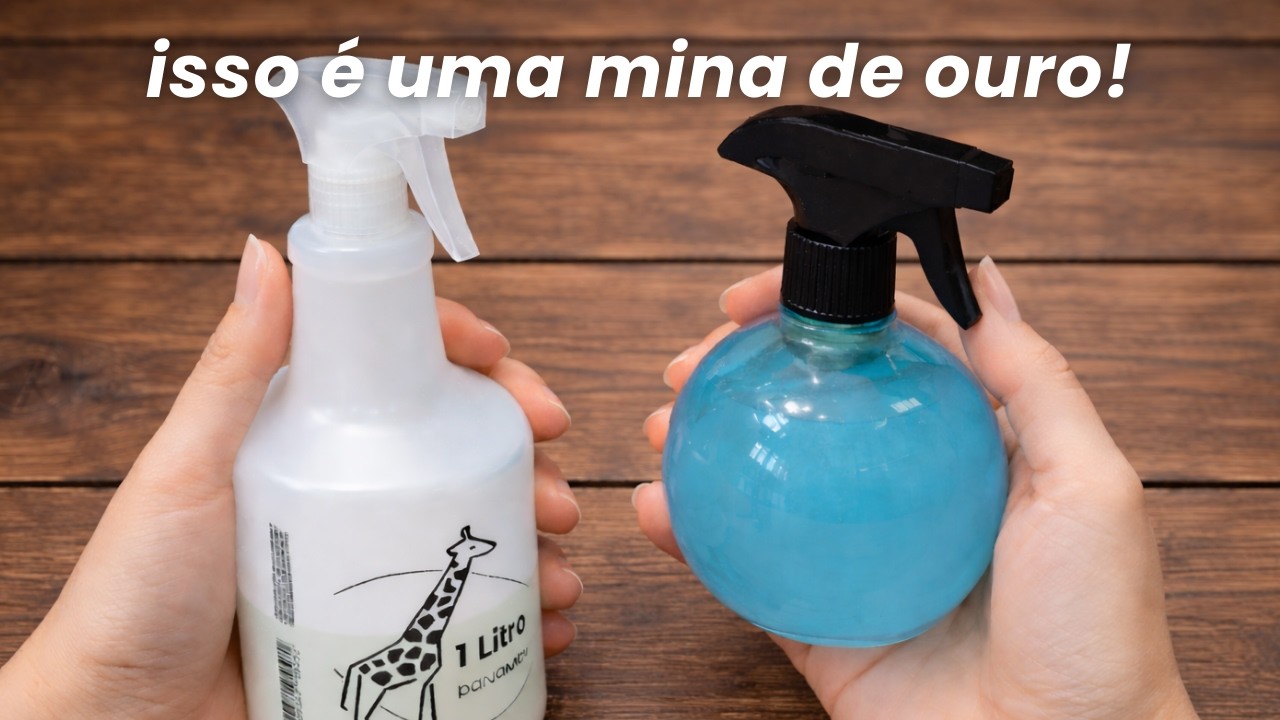 Com AMACIANTE e VINAGRE DE ÁLCOOL você para de gastar no mercado
