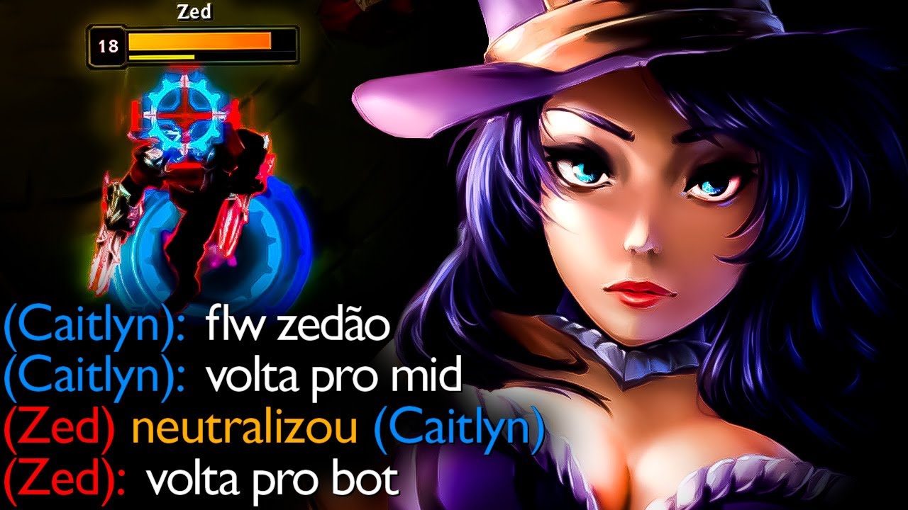CAITLYN QUE ULTA A CADA 20 SEGUNDOS COM DANO ABSURDO KKKKKKK
