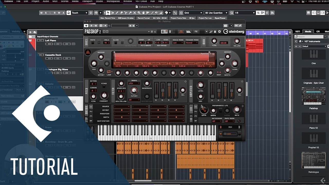 Creating Texture & Ambience Including Sample Chopping | LoFi Hip Hop Production Basics in Cubase