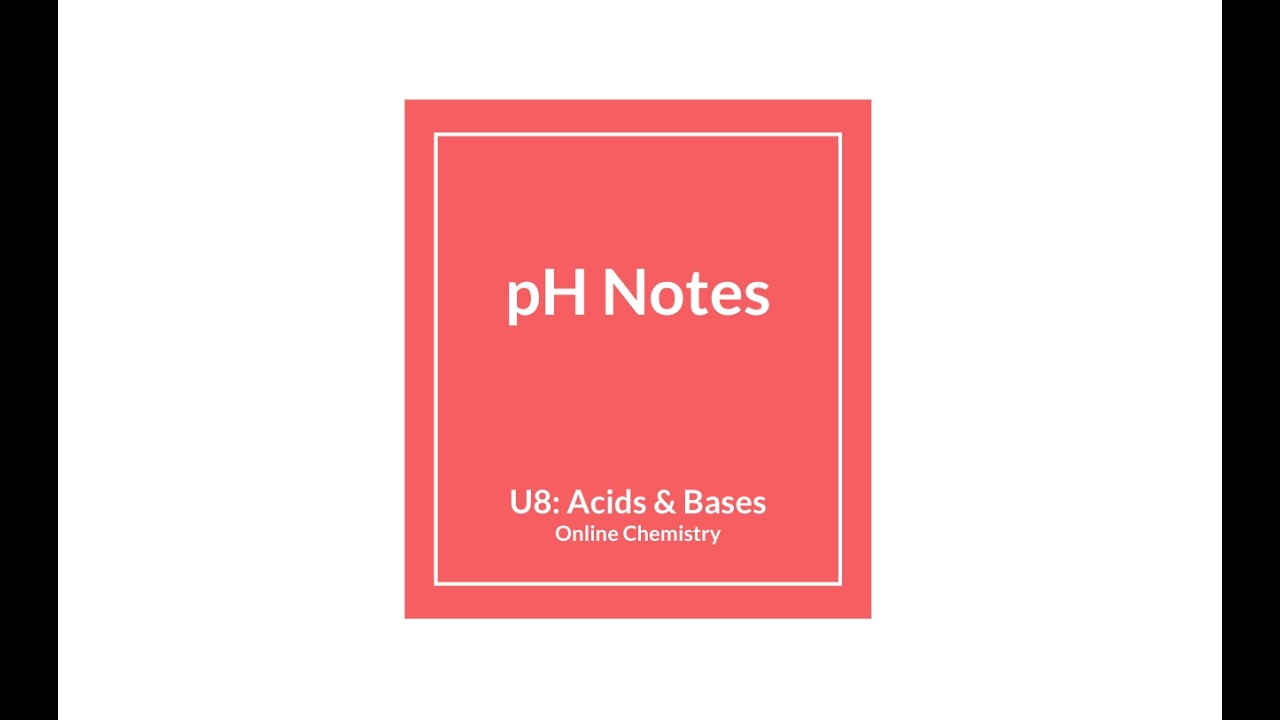 pH Calculations (online)