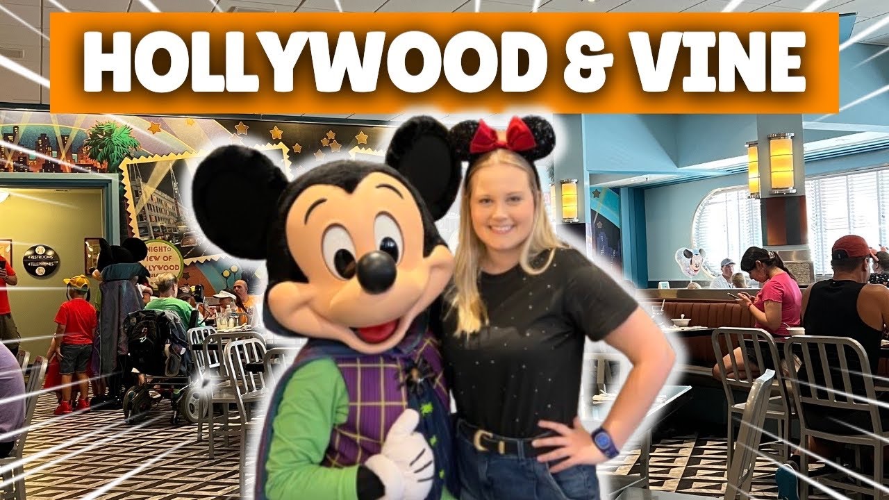 HOLLYWOOD AND VINE | Refeição com personagens no Hollywood Studios