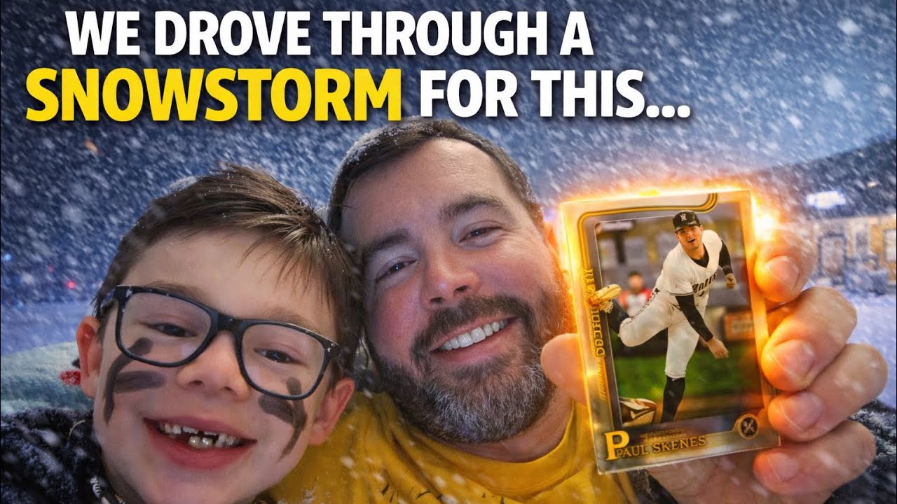 We Drove Through a Snowstorm for Baseball Cards… and Pulled PAUL SKENES
