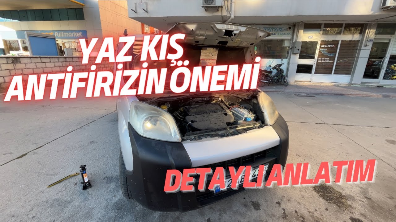ANTİFİRİZ`in ÖNEMİ | Fiat Fiorino Antifiriz Değişimi Nasıl Yapılır / Önemli BİLGİLER