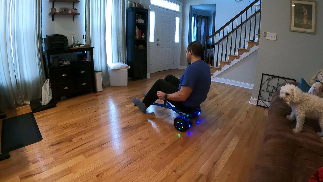 Review Video Companion: EverCross Hoverboard with hovercart seat attachment