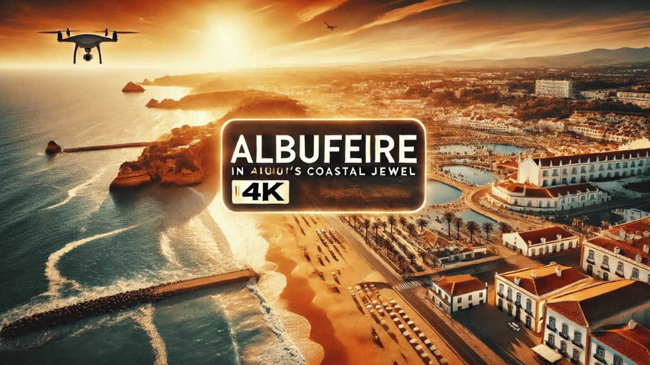Albufeira Aerial Escape: 4K Drone Footage Tour | Discover Portugal's Coastal Jewel 🌅🇵🇹 Drone footage