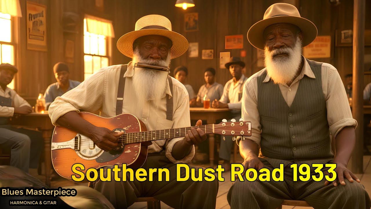 Real Mississippi Delta Blues | Old School Guitar & Crying Harmonica (2.Hours)