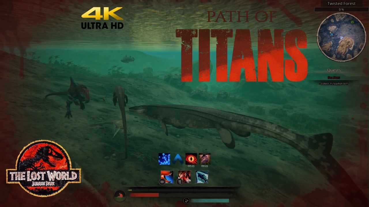 Doing Undersea Quest | Path Of Titans Tylosaurus Adolescent Riparia Gameplay Part 1